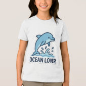  Dolphin Vibes トライブレンドＴシャツ (正面)