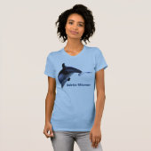 DOLPHIN Whispeer Art T-Shirtのリーピング Tシャツ (正面フル)