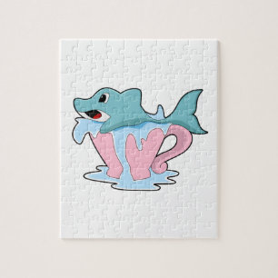 Dolphin with Cup of Water.PNG ジグソーパズル