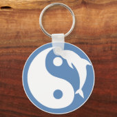 Dolphin Yin Yang Keychain キーホルダー (正面)
