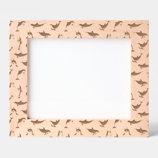 Dolphins レーザー彫刻フレーム (正面)