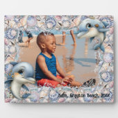 Dolphins and Seashells Kids Photo Frame フォトプラーク (正面)