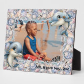 Dolphins and Seashells Kids Photo Frame フォトプラーク (側面)