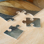 Dolphins Golden Botanical Dreamscape ジグソーパズル (側面)