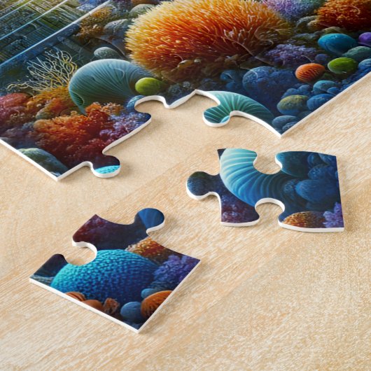 Dolphins in Atlantis Enchanting Ocean ジグソーパズル (側面)