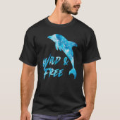 Dolphins  Ocean Sea Animal Tシャツ (正面)