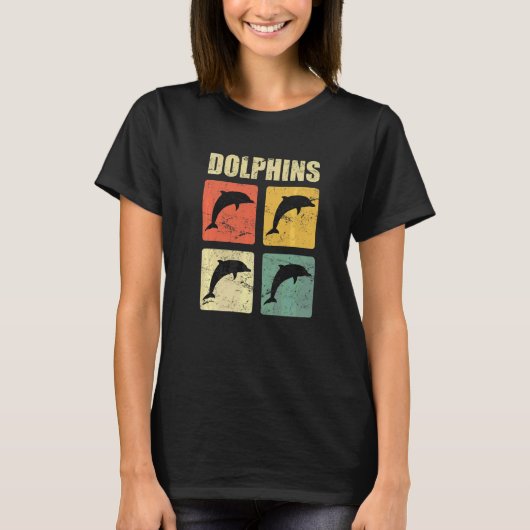 Dolphins Retro Tシャツ (正面)