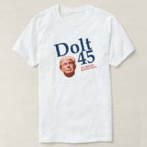 Dolt 45おもしろいアンチトランプTシャツ