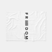 Dom American Flag Christ Is King Sets You Design フリースブランケット (正面(横))