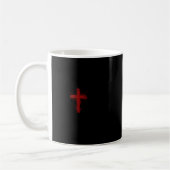 Dom American Patriotic With Cross 1st Amendment Un コーヒーマグカップ (左)