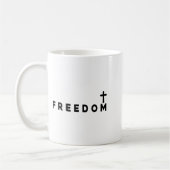 Dom Christian Cross Patriotic  コーヒーマグカップ (左)
