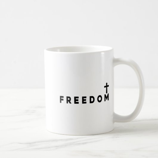 Dom Christian Cross Patriotic  コーヒーマグカップ (右)