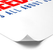 Dom, It's All About Jesus Christian Patriot  ポスター (角)