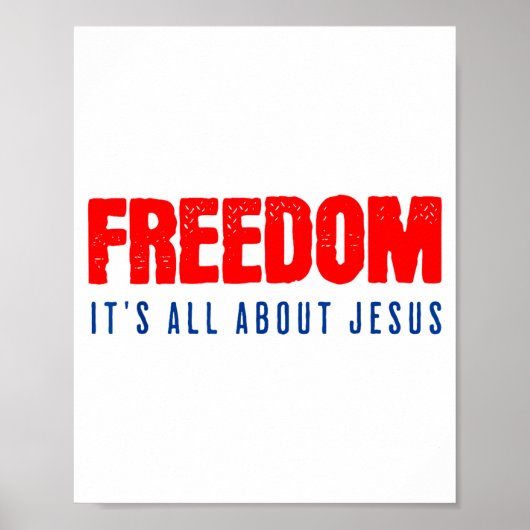 Dom, It's All About Jesus Christian Patriot  ポスター (正面)
