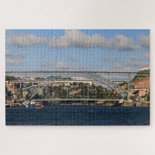 Dom Luis I Bridge, Porto,ポルトガル ジグソーパズル (横)