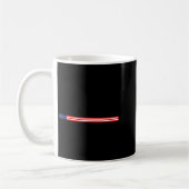 Dom Minimalist Black Text Modern Style コーヒーマグカップ (左)