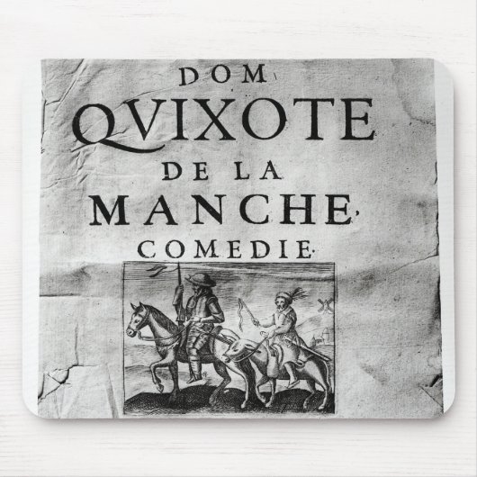 Dom Quixote deのLaマンシュComedie マウスパッド (正面)