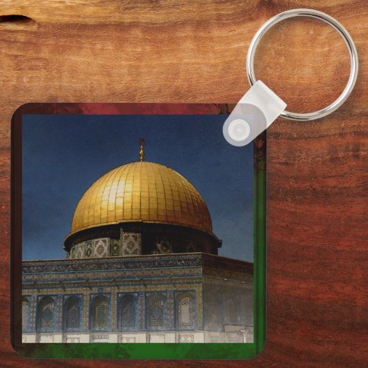 Dome of the Rock Jerusalem Al-Quds Keychain キーホルダー (裏面)