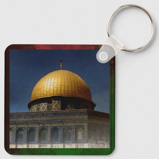 Dome of the Rock Jerusalem Al-Quds Keychain キーホルダー (裏面)