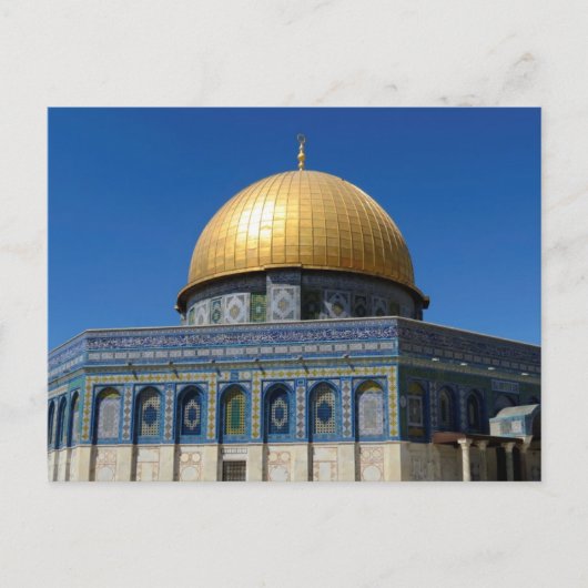 Dome of the Rock Post Card:エルサレム,パレスチナ ポストカード (正面)