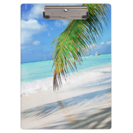 Domenicanaのビーチ クリップボード