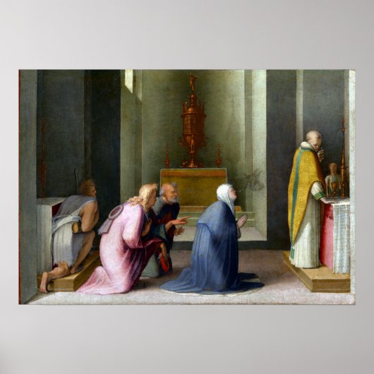 Domenico Beccafumi The Miraculous Communion ポスター (正面)