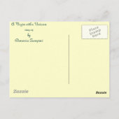 Domenico Zampieriによる一角獣のヴァージン ポストカード (裏面)