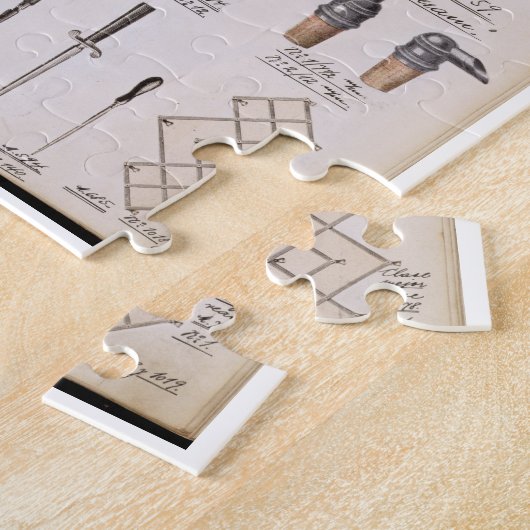 domestの販売目録からの台所道具、 ジグソーパズル (側面)