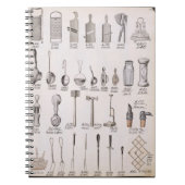 domestの販売目録からの台所道具、 ノートブック (正面)