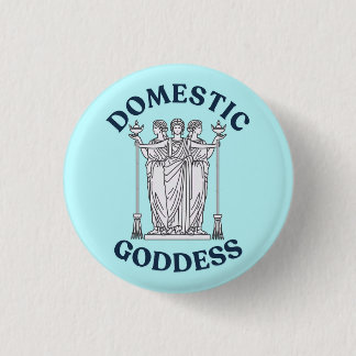 Domestic Goddess Hekate / Hecate funny pin badge 缶バッジ