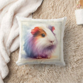 Domestic Guinea Pig AREF401 - Watercolor クッション (ブランケット)