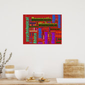 Domestic Violence Abuse Related Text ポスター (キッチン)