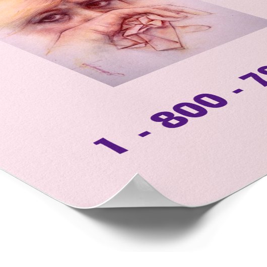 DOMESTIC VIOLENCE AWARENESS ポスター (角)