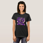 Domestic Violence Awareness month Purple Tシャツ (正面フル)