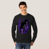 Domestic Violence Awareness Woman Wing Survival St Tシャツ (正面フル)