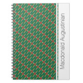 DOMINICAノートブパーソナライズされたックジャーナル ノートブック (正面)