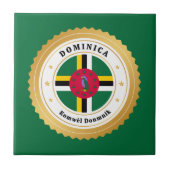 Dominica Flag タイル (正面)