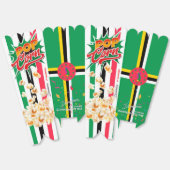 Dominica flag フェイバーボックス (見開き)