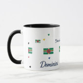 Dominica Roots Pattern Mug | Caribbean Flag マグカップ (左)