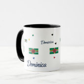 Dominica Roots Pattern Mug | Caribbean Flag マグカップ (正面左)