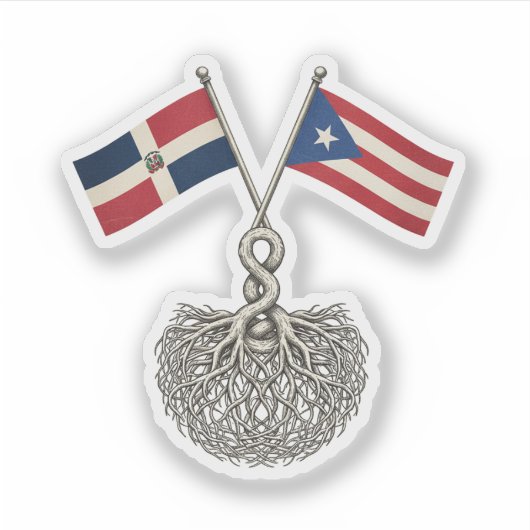 Dominican-Puerto Rican シール (正面)
