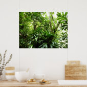 Dominican Rain Forest I Tropical Green Nature ポスター (キッチン)