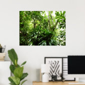 Dominican Rain Forest I Tropical Green Nature ポスター (ホームオフィス)