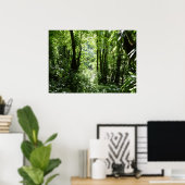 Dominican Rain Forest II Tropical Green ポスター (ホームオフィス)