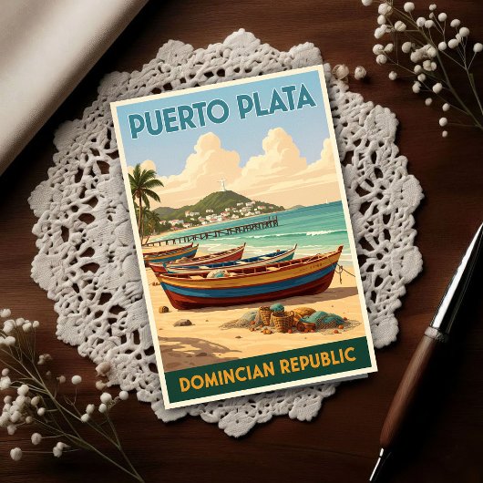 Dominican Republic: 1960s Travel Poster Collection ポストカード