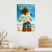 Dominican Republic Caribbean Antilles Hispaniola ポスター (キッチン)