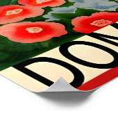 Dominican Republic Caribbean Tropical Greater ポスター (角)