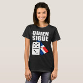 Dominican Republic Dominoes Quien Sigue Tシャツ (正面フル)