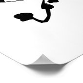 Dominican Republic Flag ポスター (角)