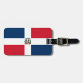 Dominican Republic flag  ラゲッジタグ (正面横)